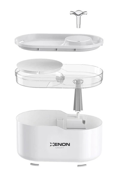 Xenon Smart Akıllı Otomatik Su Pınarı Ve Yedek 4 Adet Filtre 2'li Pet Ürünleri Seti - 3