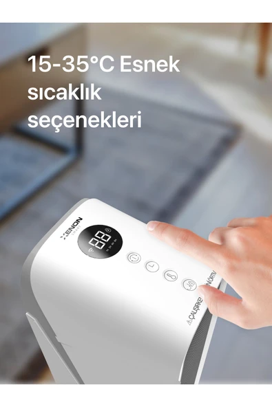 Xenon Smart Akıllı Hava Isıtıcı 2000w Sesli Kontrol Alexa, Google Home Wi-fi Mobil App Fanlı Isıtıcı X7440 - 6