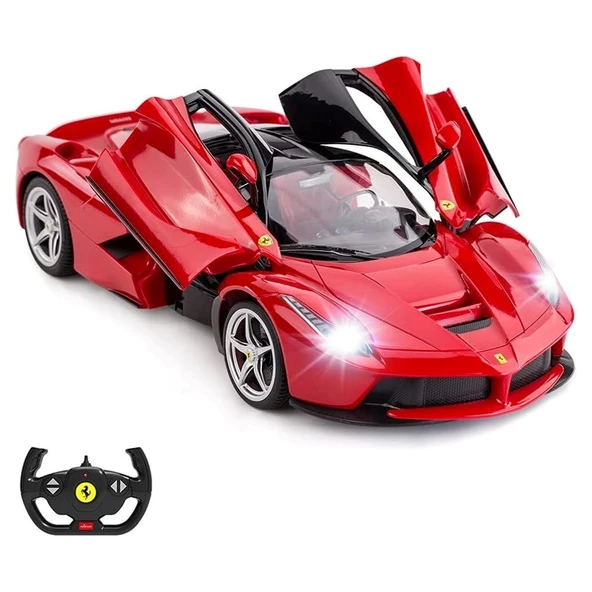 Rastar 1:14 Uzaktan Kumandalı Araba Ferrari La Ferrari Man Kapı Açılan 2.4 Ghz Usb Şarjlı Işıklı Kır
