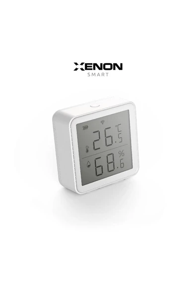 Xenon Smart Akıllı Dijital Termometre Wifi Mobil Uygulama Kontrollü Iç Mekan Isı Ölçer Ve Nem Ölçer X7508 - 3