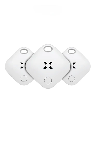 Xenon Smart Airtag Akıllı Bluetooth Takip Cihazı Apple Find My Mobil Uygulamalı Eşya Bulucu 3 Adet Tag X6601
