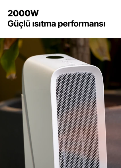 Xenon Smart Akıllı Hava Isıtıcı 2000w Sesli Kontrol Alexa, Google Home Wi-fi Mobil App Fanlı Isıtıcı X7440 - 3