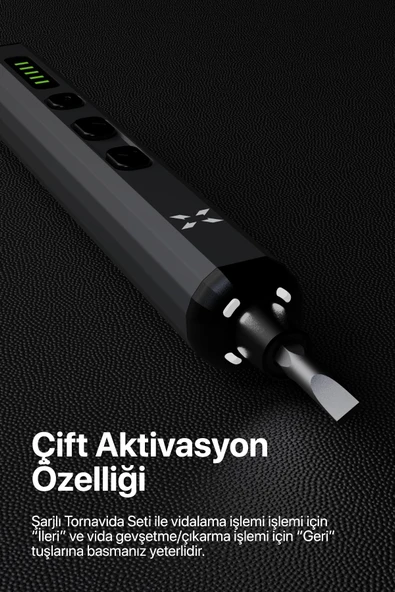 Xenon Smart 68 Parça Otomatik Hassas Tornavida Seti Çelik Şarjlı Saat, Gözlük, Bilgisayar Tamir Kiti X6832 - 5