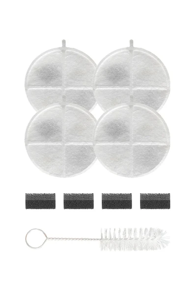 Xenon Smart Akıllı Otomatik Mama Kabı, Kedi Su Pınarı ve 4 adet Filtre 3'lü Pet Ürünleri Seti - 4