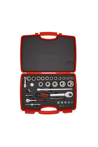 İzeltaş  1/2 - 1/4 Altı Köşe Lokma Takımı 35 Parça ürün görseli