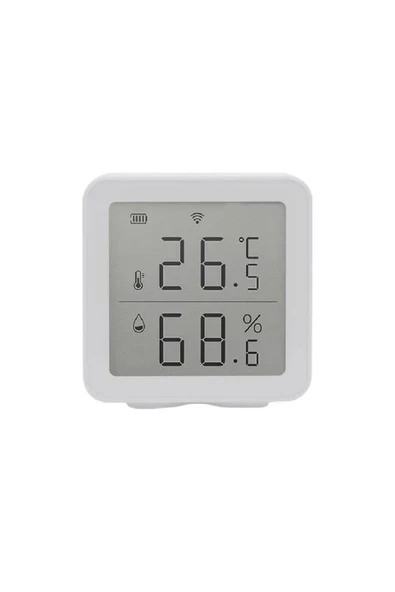 Xenon Smart Akıllı Dijital Termometre Wifi Mobil Uygulama Kontrollü Iç Mekan Isı Ölçer Ve Nem Ölçer X7508