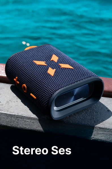 Xenon Smart Taşınabilir Outdoor Bluetooth Hoparlör 5w Ipx7 Tws Stereo Speaker Rgb Ses Bombası Turuncu X6703 - 6