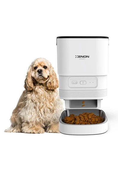 Xenon Smart Akıllı Mama Kabı, Su Çeşmesi ve 4 Adet Filtreli 3'lü Pet Ürünleri Seti - 2