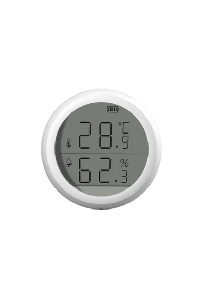 Xenon Smart Akıllı Dijital Termometre Wifi Zigbee Mobil Uygulama Kontrollü Iç Mekan Isı Ölçer Ve Nem Ölçer X7608