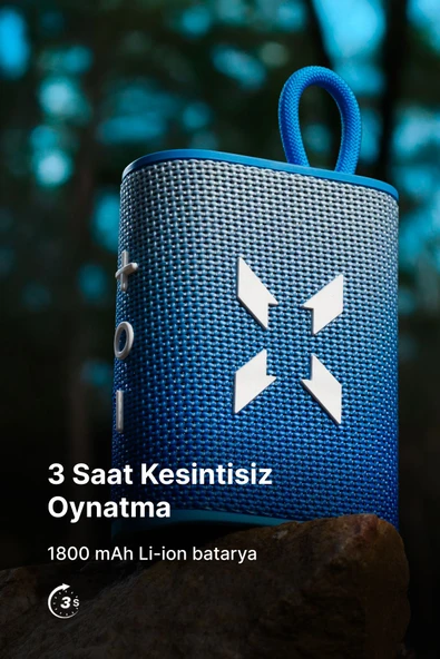 Xenon Smart Taşınabilir Outdoor Bluetooth Hoparlör 5w Ipx7 Tws Stereo Speaker Rgb Ses Bombası Turuncu X6703 - 2