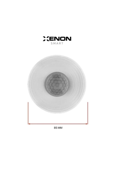 Xenon Smart Pır Hareket Sensörü 220 V Ac 2.8 M Yükseklik 9 M Çap Toplam 63 M2 Algılama Kapasitesi X1041 - 2