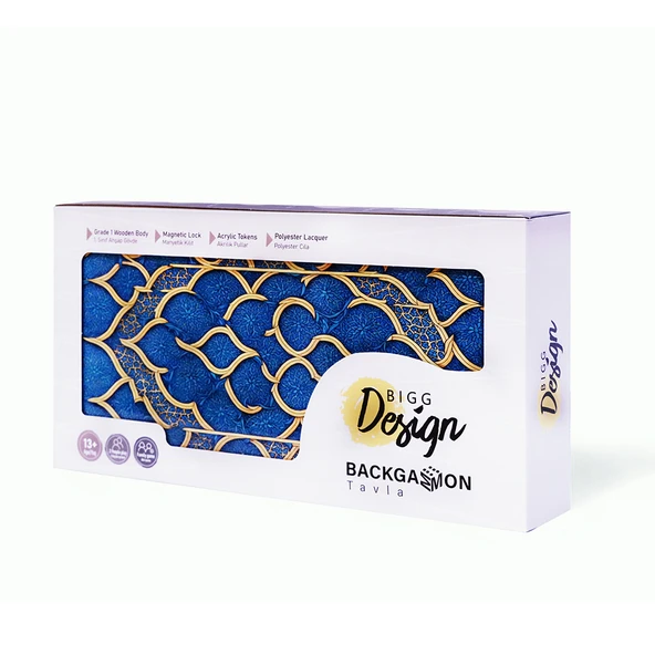 Biggdesign Oriental Tavla | Mıknatıslı MDF Kasa, Çizilmez Zemin, Polyester Pullar - 5