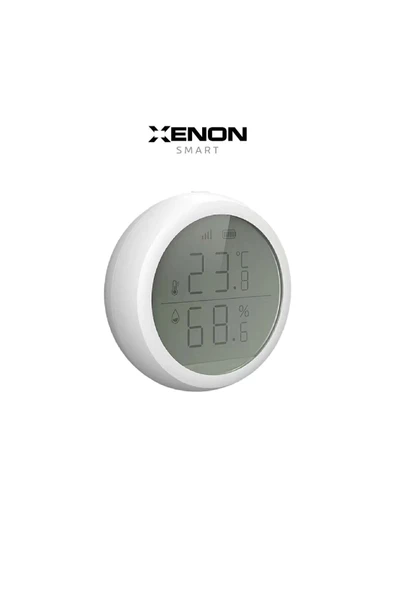 Xenon Smart Akıllı Dijital Termometre Wifi Zigbee Mobil Uygulama Kontrollü Iç Mekan Isı Ölçer Ve Nem Ölçer X7608 - 3