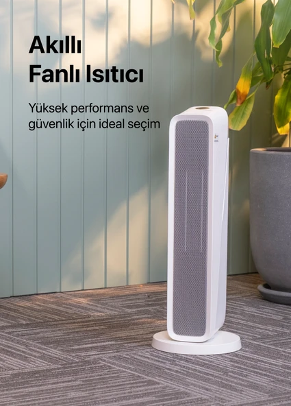 Xenon Smart Akıllı Hava Isıtıcı 2000w Sesli Kontrol Alexa, Google Home Wi-fi Mobil App Fanlı Isıtıcı X7440 - 2