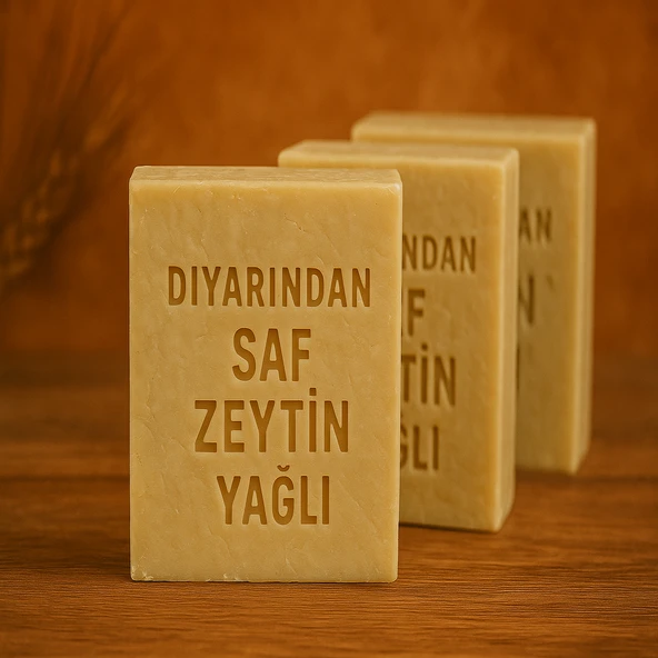 Diyarından Hatay Doğal  Saf Zeytinyağlı Sabun 3 Adet (375 Gr) - 2