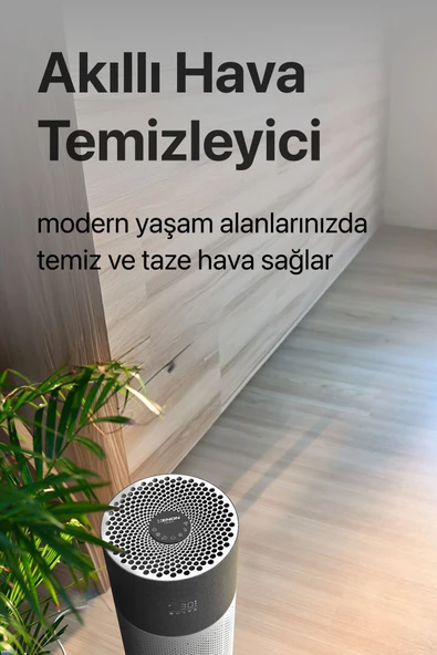 Xenon Smart Akıllı Hava Temizleyici 70 M2 Wi-fi Mobil App Air Purifier Cadr 550m³ Karbon Hepa Filtre X7420 Gri - 7