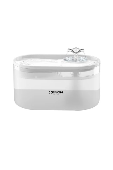 Xenon Smart Akıllı Otomatik Kedi Su Pınarı 2.8 Lt Ultra Sessiz Mobil Kontrollü Su Sebili Şeffaf X8650