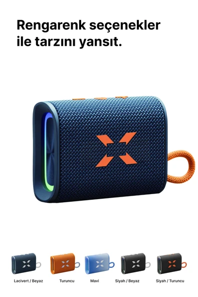 Xenon Smart X6703 RGB Siyah-Beyaz Bluetooth Hoparlör - 5