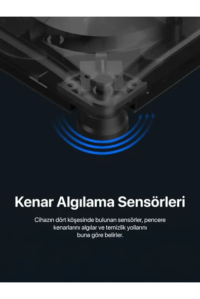 Xenon Smart Elo Akıllı Cam Silme Robotu Uzaktan Kumandalı Ve Mobil App Kontrollü Wi-fi Cam Temizleyici X8681 - 5