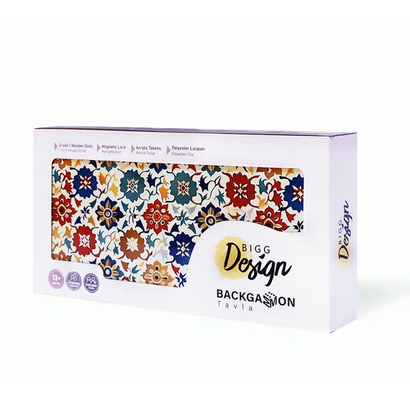 Biggdesign Bloom Tavla | Çizilmez Zeminli, Mıknatıslı MDF Kasa, Polyester Pullar - 5
