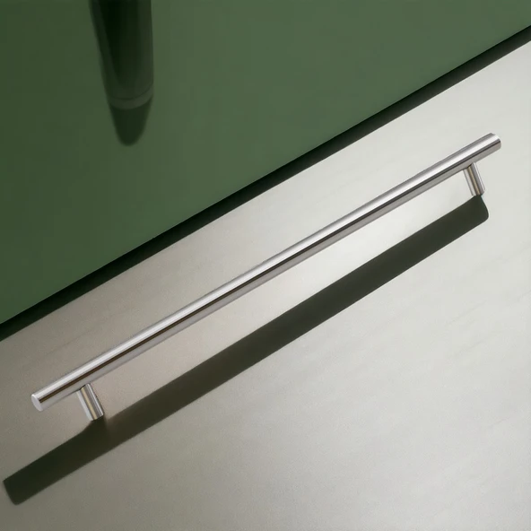 Mobilya Mutfak Çekmece Dolap Dolabı Kulpu Kulbu Kulpları İnox Metal Kulp (320 MM-32 CM) - Resim 3
