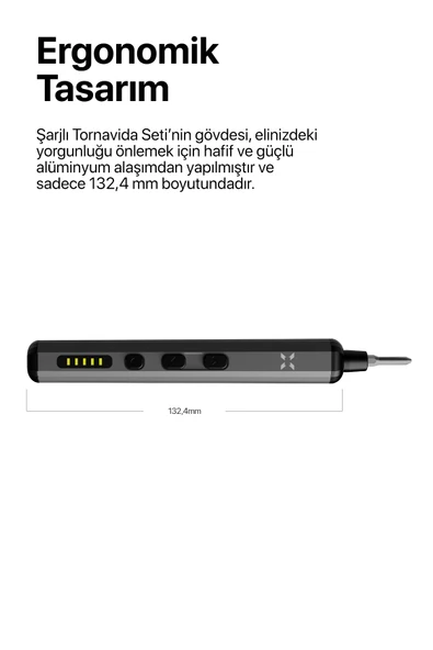 Xenon Smart 68 Parça Otomatik Hassas Tornavida Seti Çelik Şarjlı Saat, Gözlük, Bilgisayar Tamir Kiti X6832 - 8