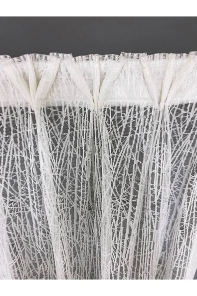 Amarikan Pile Cam Kırıgı Tül Perde Modleri - Resim 4