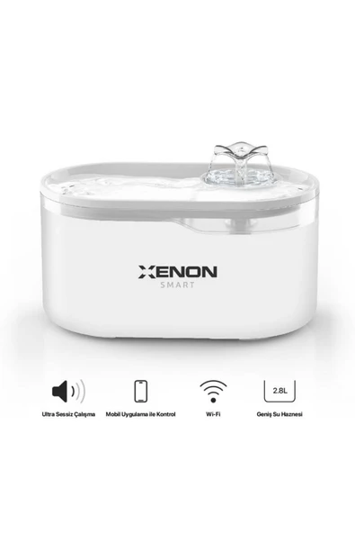 Xenon Smart Akıllı Otomatik Su Pınarı Ve Yedek 4 Adet Filtre 2'li Pet Ürünleri Seti - 5