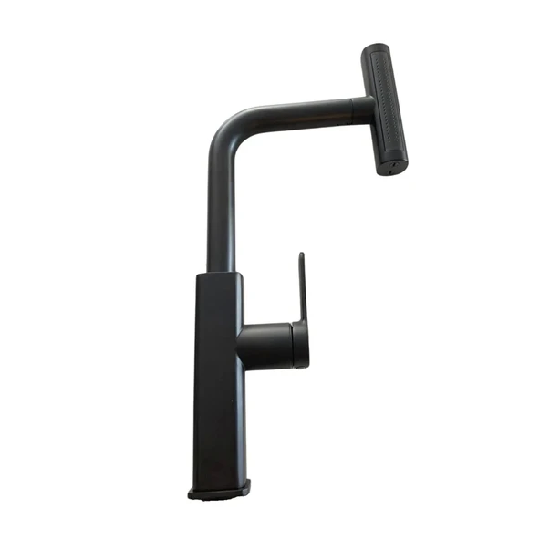 FLEKO LORA PLUS ANTRASİT SPİRALLİ MUTFAK EVYE BATARYASI