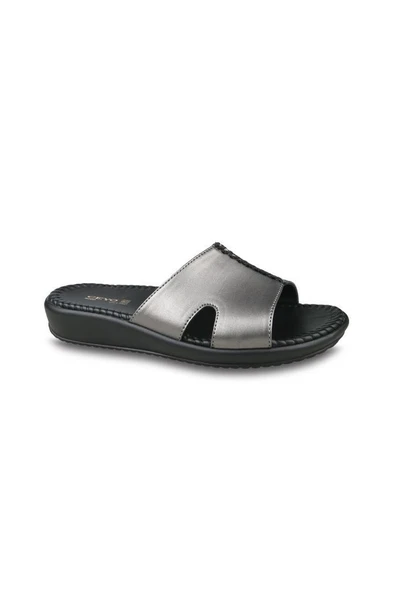 Ceyo 9200-3 Anatomik Taban Kadın Terlik Platin 36-40