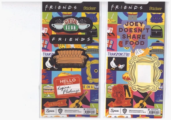 FRIENDS FRIENDS KOLTUK  STICKER STC-381747