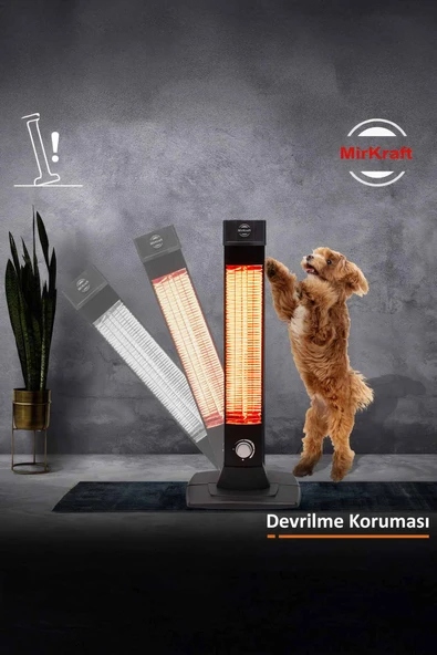 MR-ST3452 BL 2500W Dikey Elektrikli Isıtıcı - 6