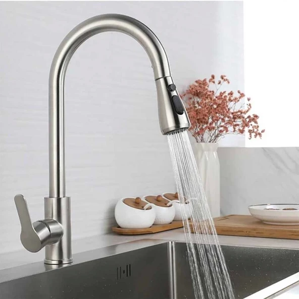 FLEKO FLORA INOX SPİRALLİ MUTFAK BATARYASI