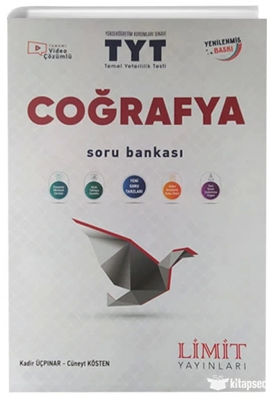 LİMİT YAYINLARI TYT COĞRAFYA SORU BANKASI