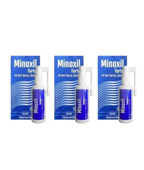 Minoxil Forte %5 Saç Spreyi 3 KUTU