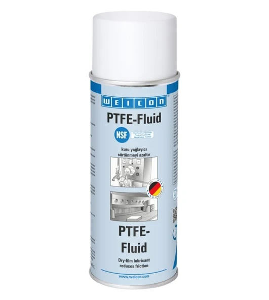 Weicon PTFE-Fluid 400 ml-Gıda sektörü için NSF H2 onaylı, gres içermeyen kuru yağ
