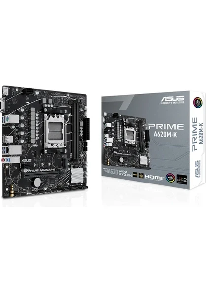 Asus Prime A620M-K AMD AM5 DDR5 Micro ATX Anakart