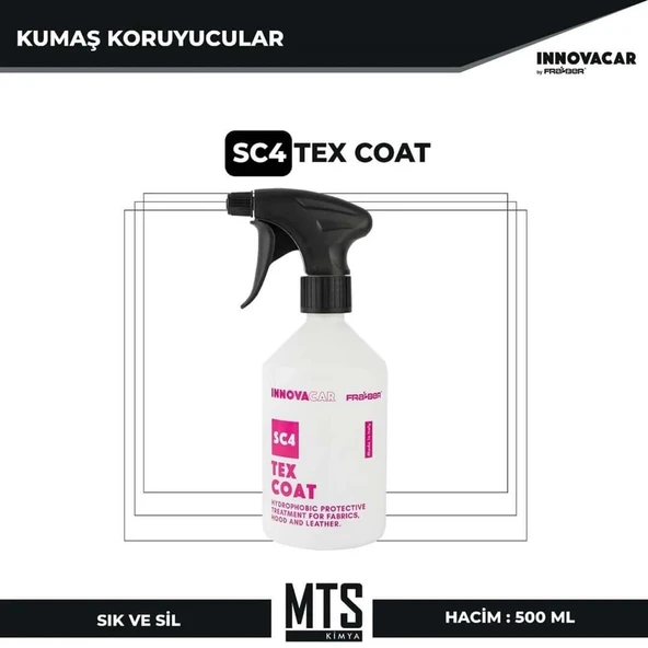 INNOVACAR SC4 TEX COAT Kumaş Ve Deri Hidrofobik Koruyucu - 500 ml - 4