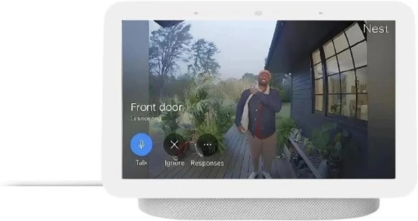 Google Nest Hub 17,78Cm Akıllı Ekran (2. Nesil) - Chalk - 4