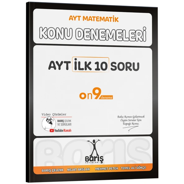 Barış Yayınları AYT İlk 10 Soru Konu Denemeleri