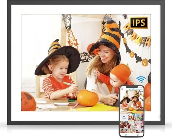 FULLJA 17 inç Dijital Fotoğraf Çerçevesi 32 GB