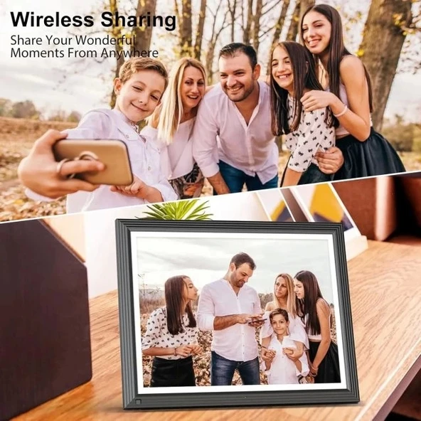 Fullja Büyük Dijital Fotoğraf Çerçevesi - 15" - 5