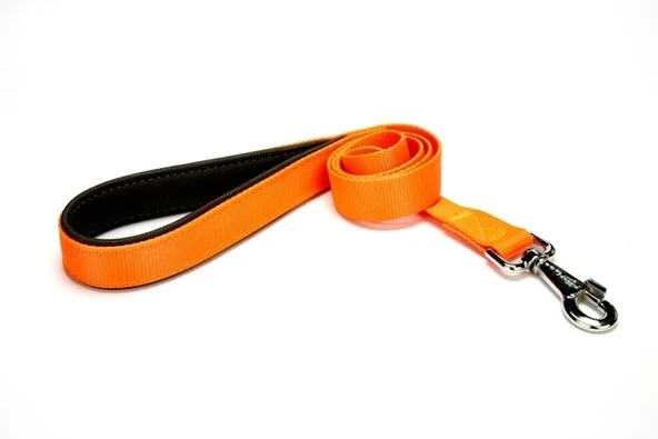 Doggie Comfort Köpek Gezdirme Kayışı 2,5*120 cm Turuncu - Resim 2