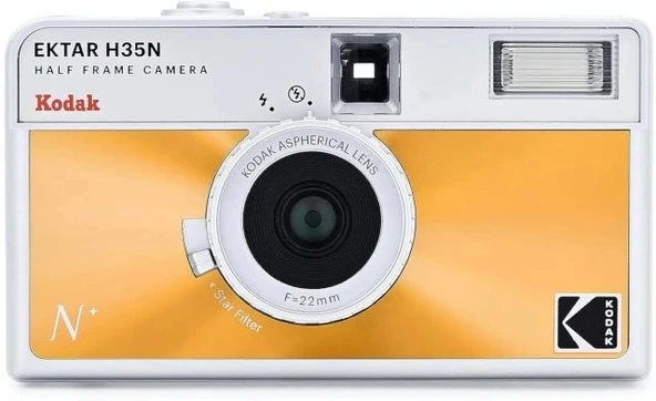 KODAK Ektar H35N Half Frame Fotoğraf Makinesi  Turuncu Tekli