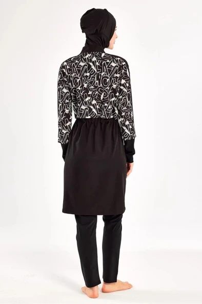 Adasea 1215 Sally Tam Boy Tasarım Tesettür Mayo - Resim 2