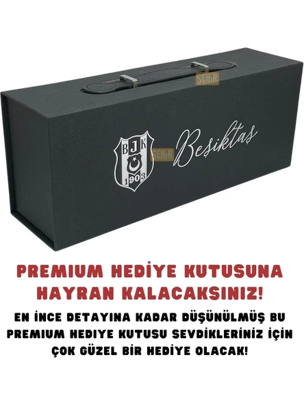 Beşiktaş 650ml Lisanslı Çift Katlı Paslanmaz Çelik Termos  Hediye Kutulu - 4