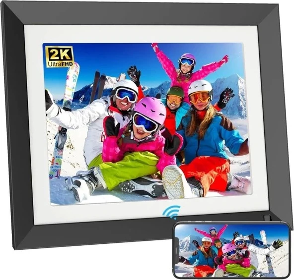 Fullja 11 inç Çift WiFi Dijital Fotoğraf Çerçevesi 32 GB