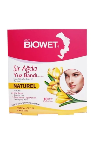 Lady Biowet Biowet 27'li Yüz Sir Ağda Bandı Naturel