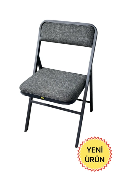 Hey Katlanır Kamp Sandalyesi Piknik Sandalyesi Gri