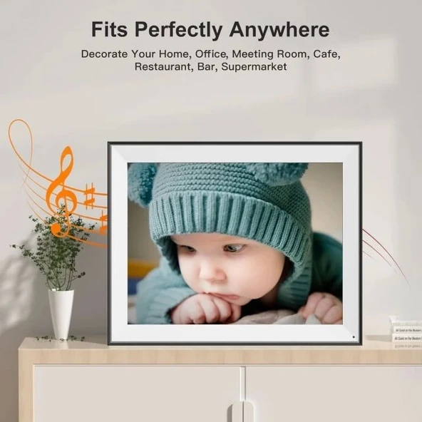 FULLJA Dijital Resim Çerçevesi 16.2" - 1258 x 930 IPS Ekran - 3